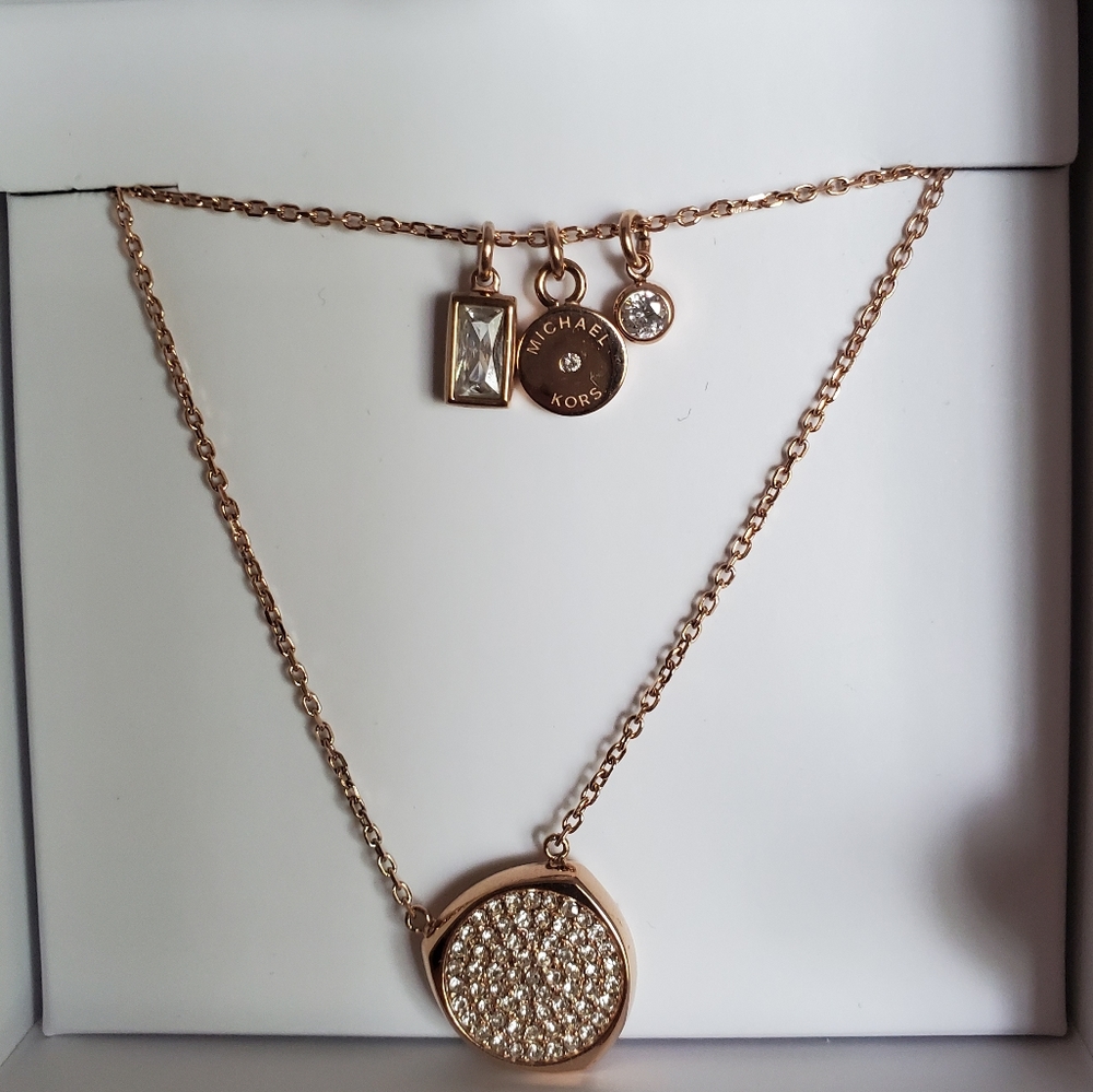 Authentic Michael Kors double layer necklace